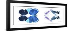 Miss Butterfly X-Ray Duo White Pano III-Philippe Hugonnard-Framed Photographic Print