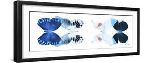 Miss Butterfly X-Ray Duo White Pano IV-Philippe Hugonnard-Framed Photographic Print