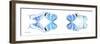 Miss Butterfly X-Ray Duo White Pano VI-Philippe Hugonnard-Framed Photographic Print