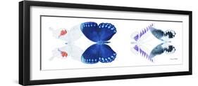 Miss Butterfly X-Ray Duo White Pano VIII-Philippe Hugonnard-Framed Photographic Print