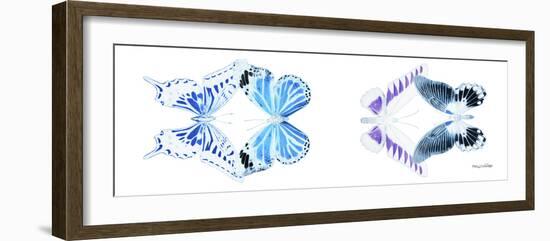 Miss Butterfly X-Ray Duo White Pano XII-Philippe Hugonnard-Framed Photographic Print