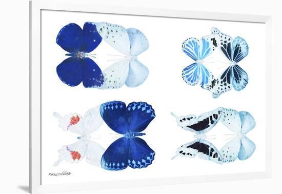 Miss Butterfly X-Ray Duo White V-Philippe Hugonnard-Framed Photographic Print