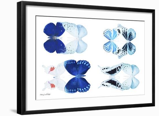 Miss Butterfly X-Ray Duo White V-Philippe Hugonnard-Framed Photographic Print