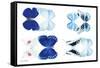 Miss Butterfly X-Ray Duo White V-Philippe Hugonnard-Framed Stretched Canvas