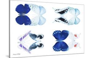 Miss Butterfly X-Ray Duo White-Philippe Hugonnard-Stretched Canvas
