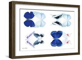 Miss Butterfly X-Ray Duo White-Philippe Hugonnard-Framed Photographic Print