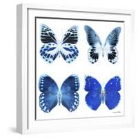 Miss Butterfly X-Ray White Square II-Philippe Hugonnard-Framed Photographic Print