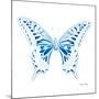 Miss Butterfly Xuthus Sq - X Ray White Edition-Philippe Hugonnard-Mounted Premium Photographic Print