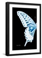 Miss Butterfly Xuthus - X Ray Left Black Edition-Philippe Hugonnard-Framed Photographic Print