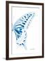 Miss Butterfly Xuthus - X Ray Right White Edition-Philippe Hugonnard-Framed Premium Photographic Print