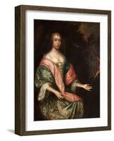 Miss Butterworth of Belfield Hall, 1650-70-John Michael Wright-Framed Giclee Print