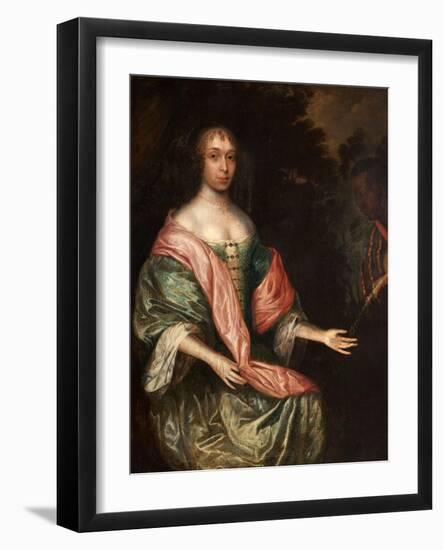 Miss Butterworth of Belfield Hall, 1650-70-John Michael Wright-Framed Giclee Print