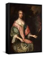 Miss Butterworth of Belfield Hall, 1650-70-John Michael Wright-Framed Stretched Canvas