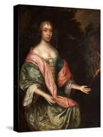 Miss Butterworth of Belfield Hall, 1650-70-John Michael Wright-Stretched Canvas