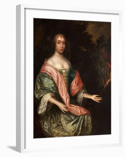 Miss Butterworth of Belfield Hall, 1650-70-John Michael Wright-Framed Giclee Print