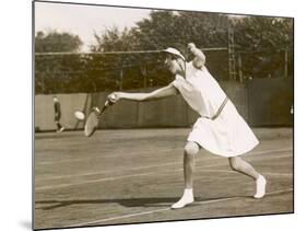 Miss C Beckingham Playing at Ealing-null-Mounted Photographic Print