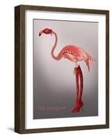 Miss Candycane-Fab Funky-Framed Art Print