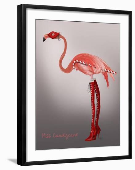 Miss Candycane-Fab Funky-Framed Art Print