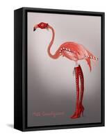 Miss Candycane-Fab Funky-Framed Stretched Canvas