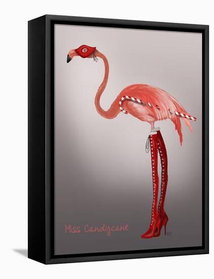 Miss Candycane-Fab Funky-Framed Stretched Canvas