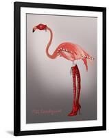 Miss Candycane-Fab Funky-Framed Art Print