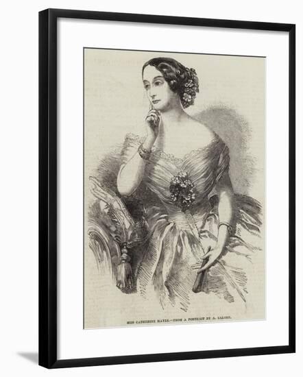 Miss Catherin Hayes-null-Framed Giclee Print