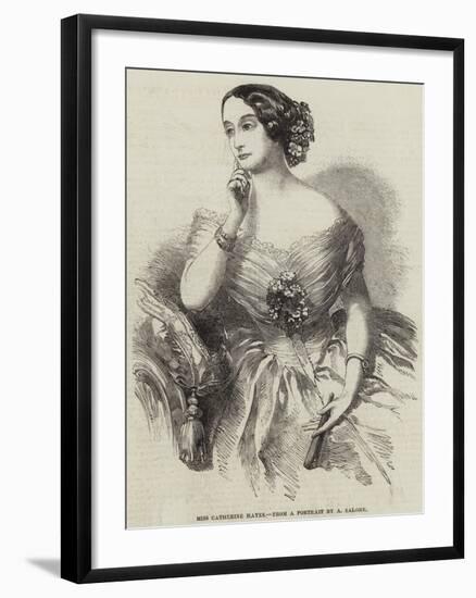 Miss Catherin Hayes-null-Framed Giclee Print