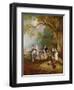 Miss Catherine Herrick with Her Nieces and Nephews, the Five Elder Children-John E. Ferneley-Framed Giclee Print