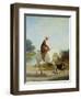 Miss Cazenove on a Gray Hunter-Jacques Laurent Agasse-Framed Premium Giclee Print