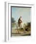 Miss Cazenove on a Gray Hunter-Jacques Laurent Agasse-Framed Premium Giclee Print