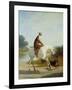 Miss Cazenove on a Gray Hunter-Jacques Laurent Agasse-Framed Giclee Print