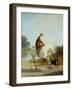 Miss Cazenove on a Gray Hunter-Jacques Laurent Agasse-Framed Giclee Print