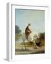 Miss Cazenove on a Gray Hunter-Jacques Laurent Agasse-Framed Giclee Print