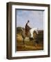 Miss Cazenove on a Grey Hunter-Jacques Laurent Agasse-Framed Giclee Print