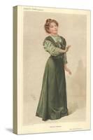 Miss Christabel Pankhurst-Sir Leslie Ward-Stretched Canvas