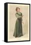 Miss Christabel Pankhurst-Sir Leslie Ward-Framed Stretched Canvas