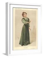 Miss Christabel Pankhurst-Sir Leslie Ward-Framed Giclee Print