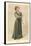 Miss Christabel Pankhurst-Sir Leslie Ward-Framed Stretched Canvas