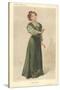 Miss Christabel Pankhurst-Sir Leslie Ward-Stretched Canvas