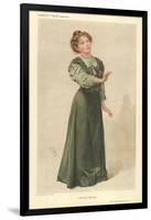 Miss Christabel Pankhurst-Sir Leslie Ward-Framed Giclee Print