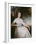 Miss Clavering, 1780/82 (Oil on Canvas)-George Romney-Framed Giclee Print