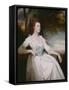 Miss Clavering, 1780/82 (Oil on Canvas)-George Romney-Framed Stretched Canvas