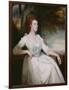 Miss Clavering, 1780/82 (Oil on Canvas)-George Romney-Framed Giclee Print