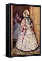 Miss Crocker Appeared, and Said She'D Come to Dinner-Harold Copping-Framed Stretched Canvas