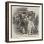 Miss Cushman as Romeo, and Miss Susan Cushman as Juliet, at the Haymarket Theatre-null-Framed Giclee Print