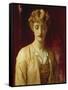 Miss Dene (Dorothy Dene or one of her sisters)-Frederick Leighton-Framed Stretched Canvas