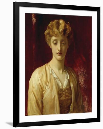 Miss Dene (Dorothy Dene or one of her sisters)-Frederick Leighton-Framed Giclee Print