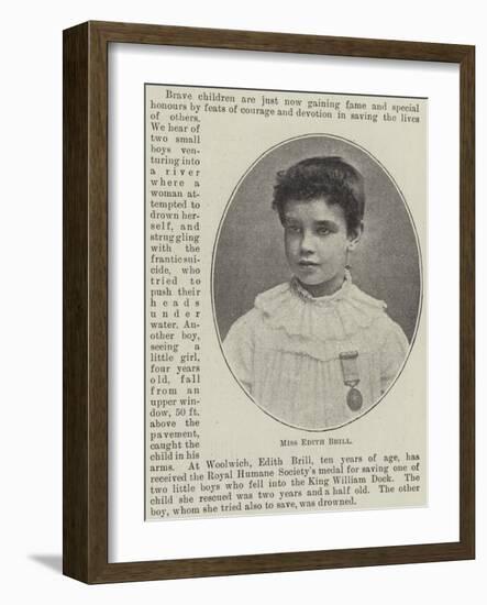 Miss Edith Brill-null-Framed Giclee Print