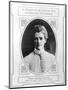 Miss Edith Cavell (1865-1915) Died for Her Country, October 12th 1915-null-Mounted Giclee Print