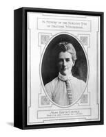 Miss Edith Cavell (1865-1915) Died for Her Country, October 12th 1915-null-Framed Stretched Canvas